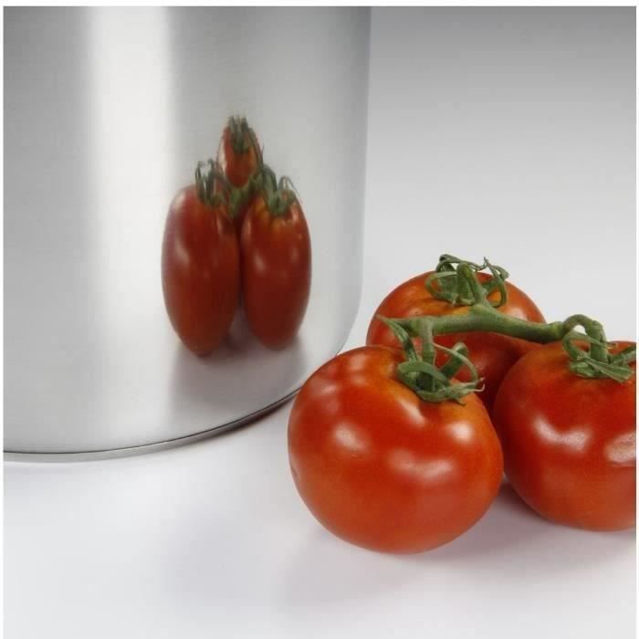 BAUMALU Stainless Steel Catering Bowl - 30 cm - Glass Lid