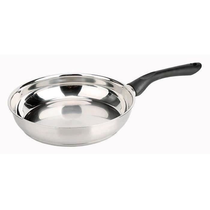 BAUMALU PRIMO Frying Pan - 24 cm - Stainless Steel - Induction Compatible