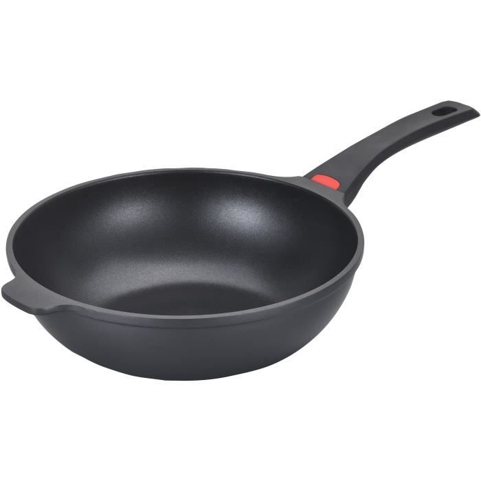 Baumalu Frying Pan Set - 3 Pieces - Cast Aluminum - Non-stick - Induction Compatible - Black