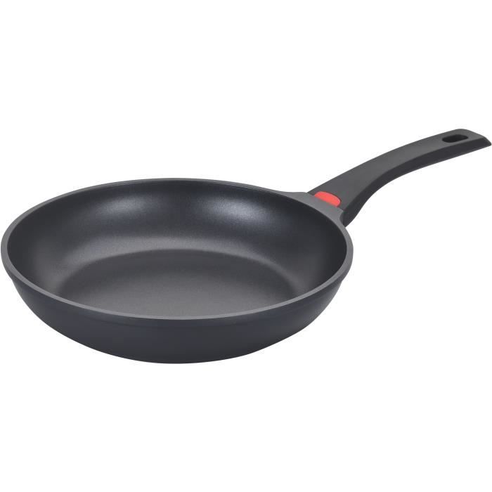 Baumalu Frying Pan Set - 3 Pieces - Cast Aluminum - Non-stick - Induction Compatible - Black