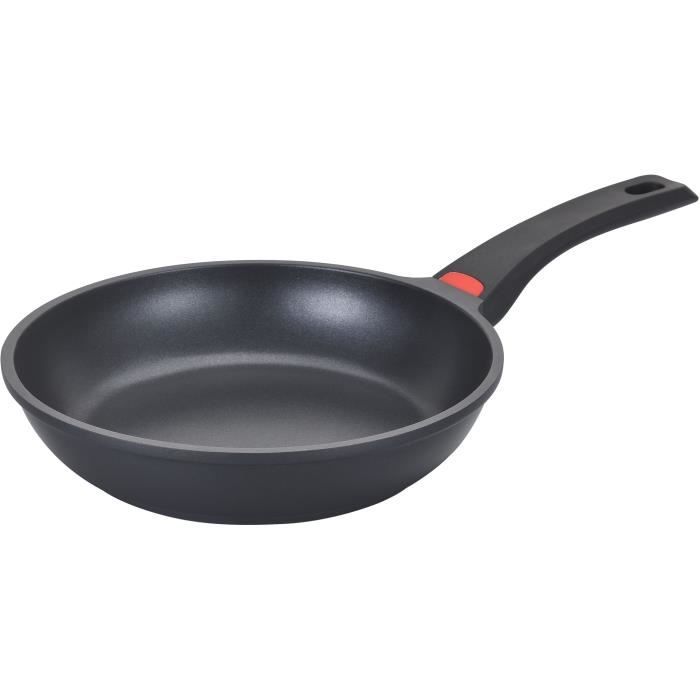 Baumalu Frying Pan Set - 3 Pieces - Cast Aluminum - Non-stick - Induction Compatible - Black