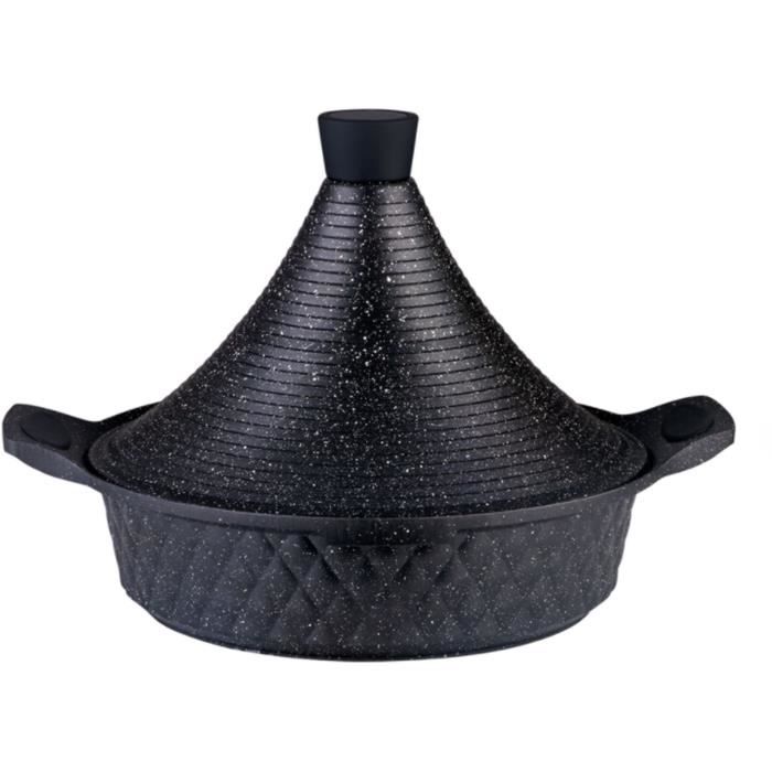 BAUMALU Tagine - 28 cm - Suitable for All Hobs Including Induction - With Lid