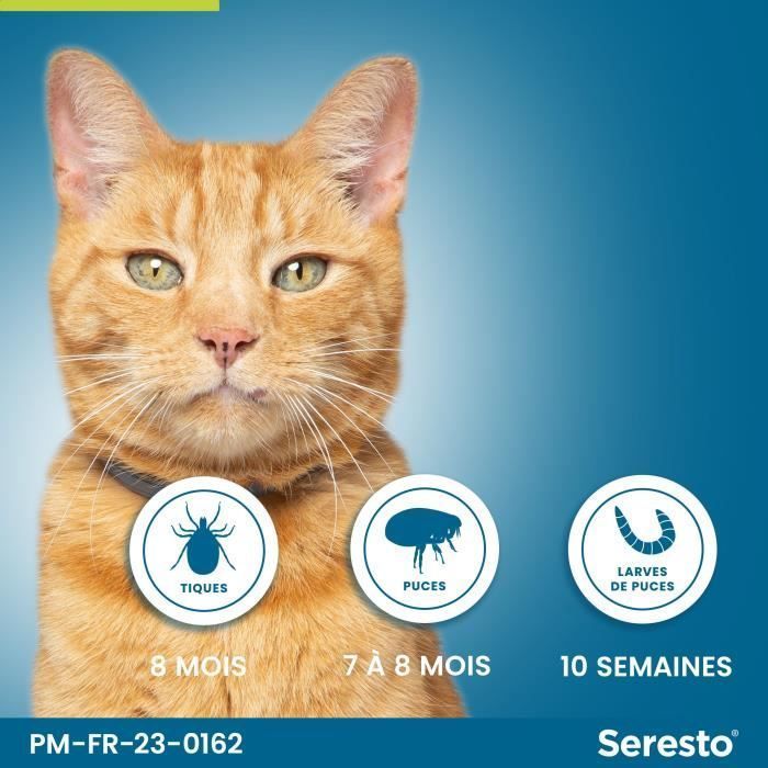 SERESTO Cat Flea and Tick Collar - Protection for 7 to 8 Months