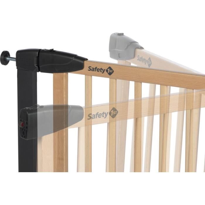 SAFETY 1ST Simply Close Barrier - Wood & Metal - Pressure-mounted - 73-80 cm (94 cm with extension)