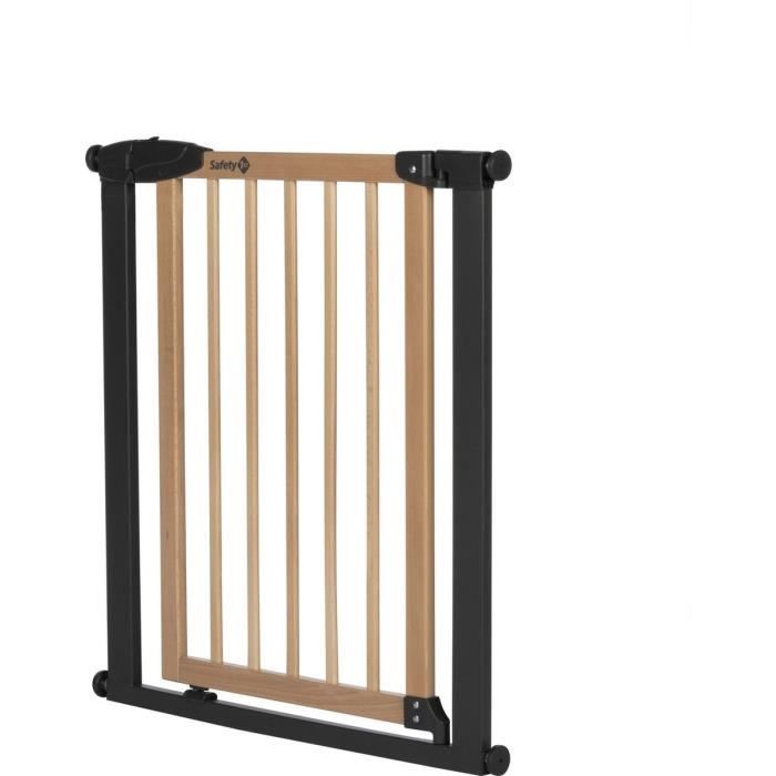 SAFETY 1ST Simply Close Barrier - Wood & Metal - Pressure-mounted - 73-80 cm (94 cm with extension)