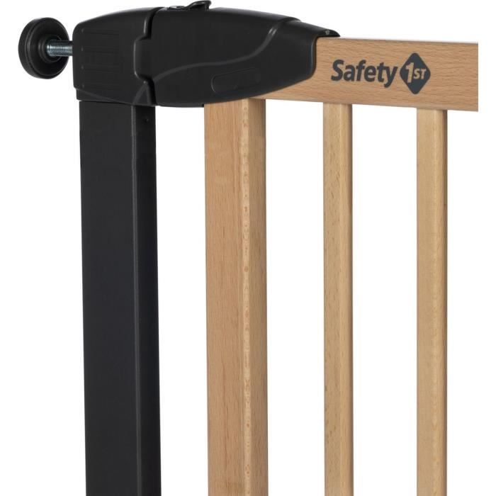 SAFETY 1ST Simply Close Barrier - Wood & Metal - Pressure-mounted - 73-80 cm (94 cm with extension)