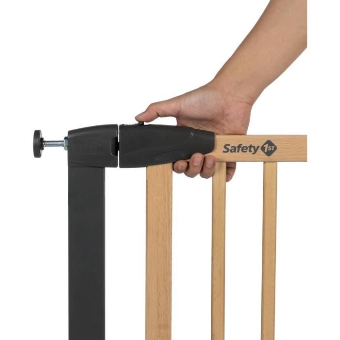 SAFETY 1ST Simply Close Barrier - Wood & Metal - Pressure-mounted - 73-80 cm (94 cm with extension)