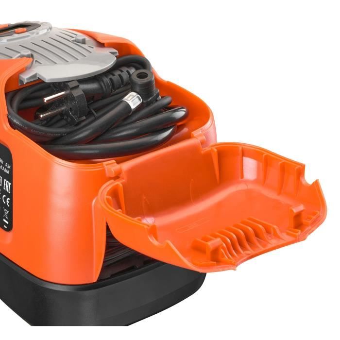 Gonfleur compresseur filaire - BLACK&DECKER - ASI300-QS - 11 bars/160 PSI