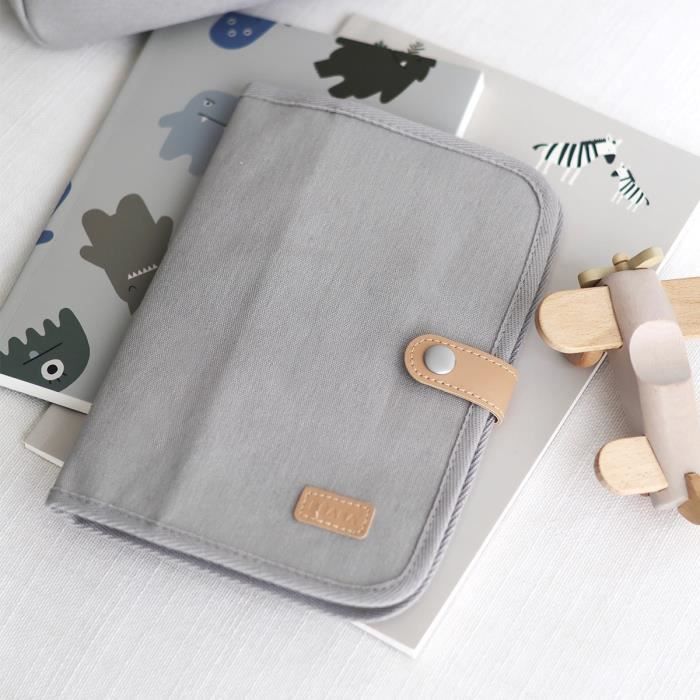 BÉABA Health Record Book Cover - Pearl Grey
