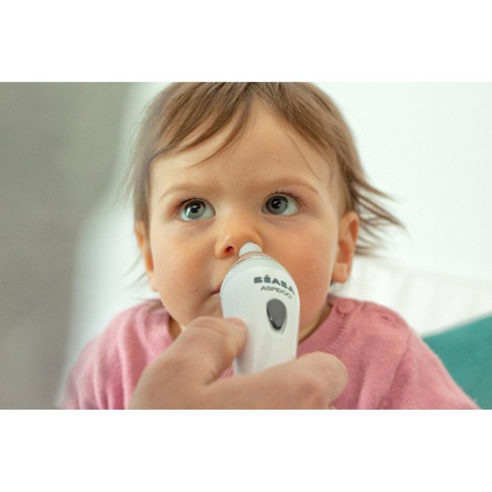 Aspidoo Portable Electric Baby Nasal Aspirator - White