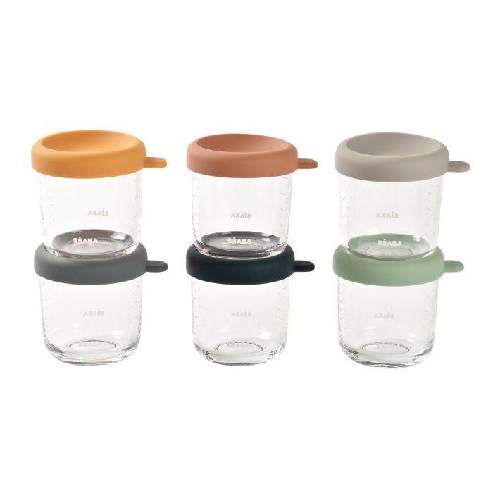 BEABA Sunrise 6-serving Glass Gift Set (250 ml)