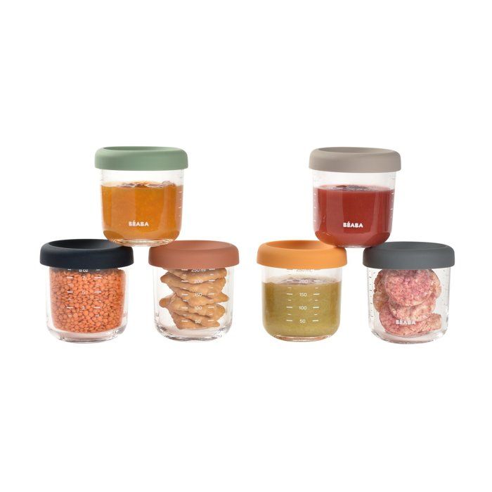 BEABA Sunrise 6-serving Glass Gift Set (250 ml)