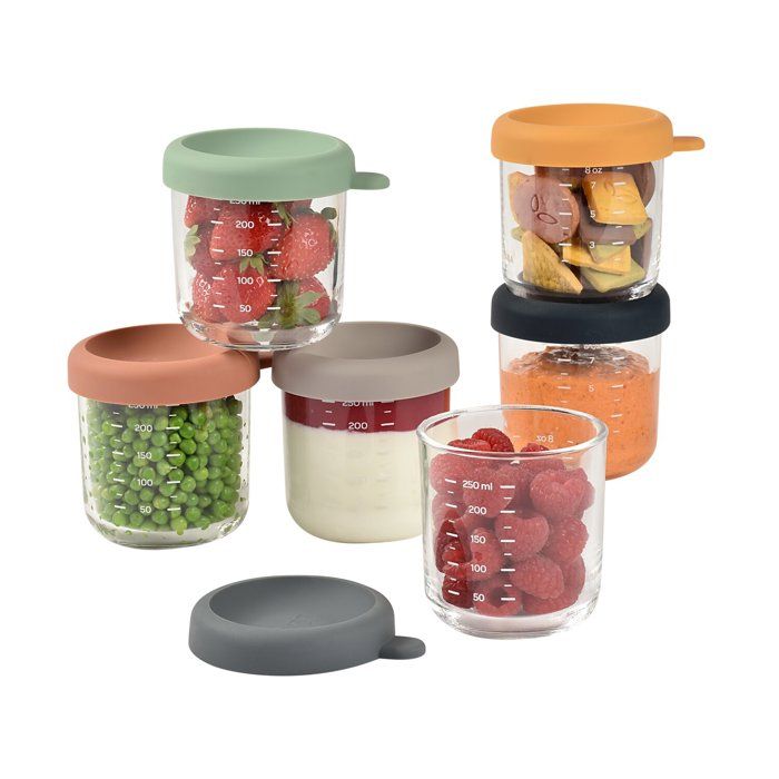 BEABA Sunrise 6-serving Glass Gift Set (250 ml)
