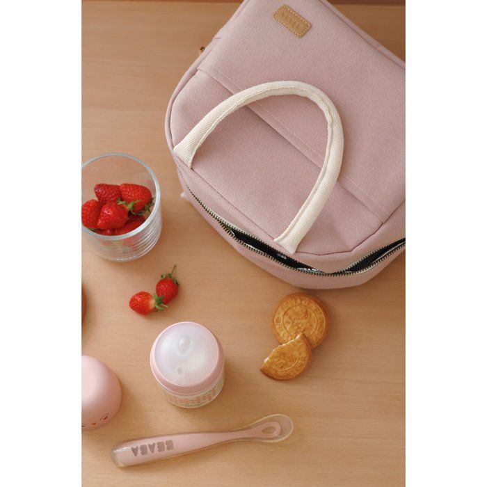 Insulated Lunch Bag - 5 L Capacity - Powder Pink