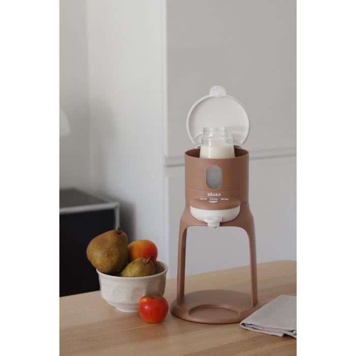 BÉABA - Bib'Expresso - Baby Bottle Warmer - Exact Temperature - Instant - Praline