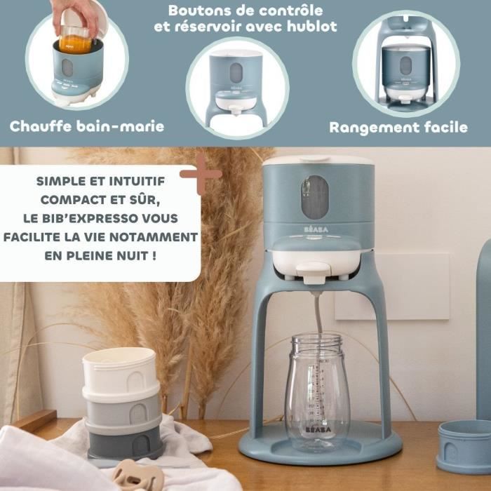 BEABA - Baby Bottle Maker - BIB'EXPRESSO - Baltic Blue