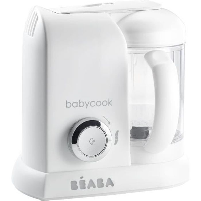 BÉABA - Babycook Solo - 4-in-1 Baby Food Maker - White