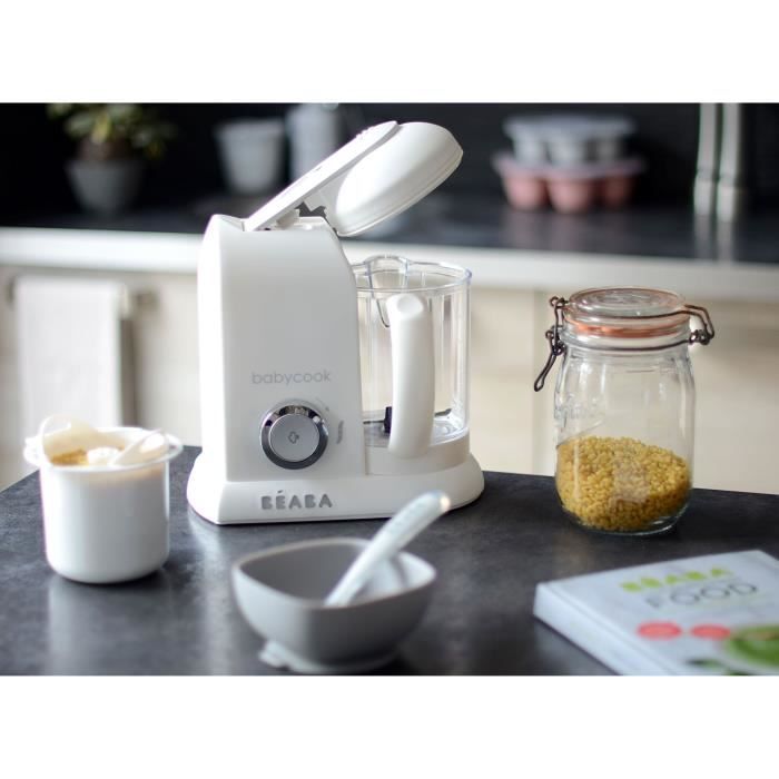 BÉABA - Babycook Solo - 4-in-1 Baby Food Maker - White