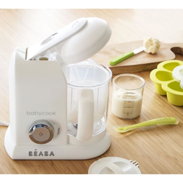 BÉABA - Babycook Solo - 4-in-1 Baby Food Maker - White