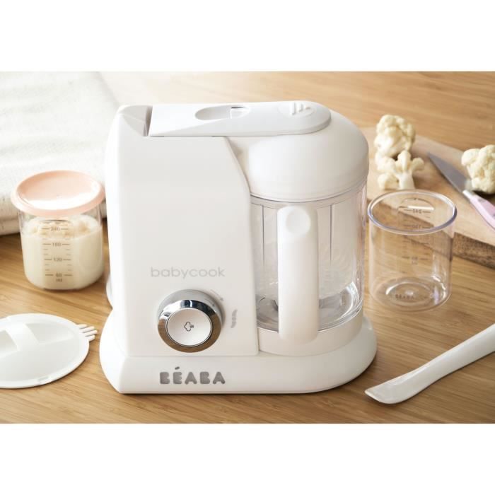 BÉABA - Babycook Solo - 4-in-1 Baby Food Maker - White