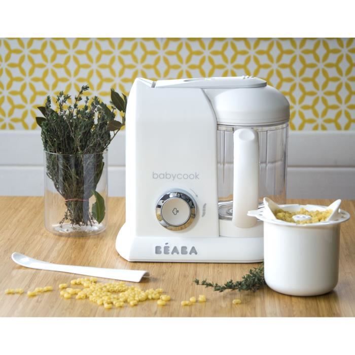 BÉABA - Babycook Solo - 4-in-1 Baby Food Maker - White