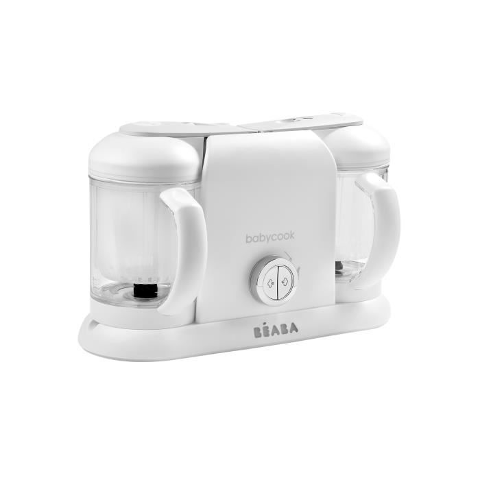 BÉABA - Babycook Duo - 4-in-1 Baby Food Maker - XXL 2200 ml - White