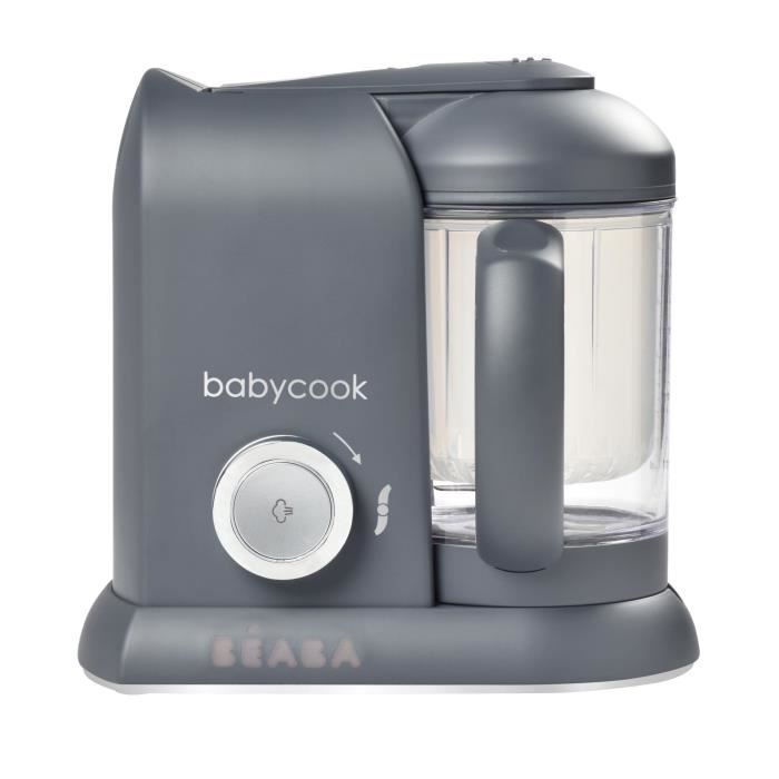 BÉABA - Babycook Solo - 4-in-1 Baby Food Maker - Dark Grey