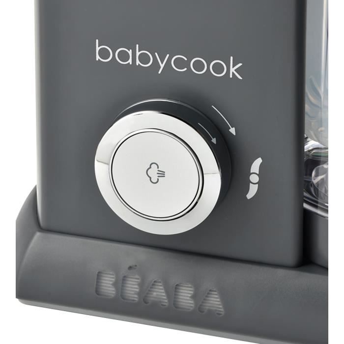 BÉABA - Babycook Solo - 4-in-1 Baby Food Maker - Dark Grey
