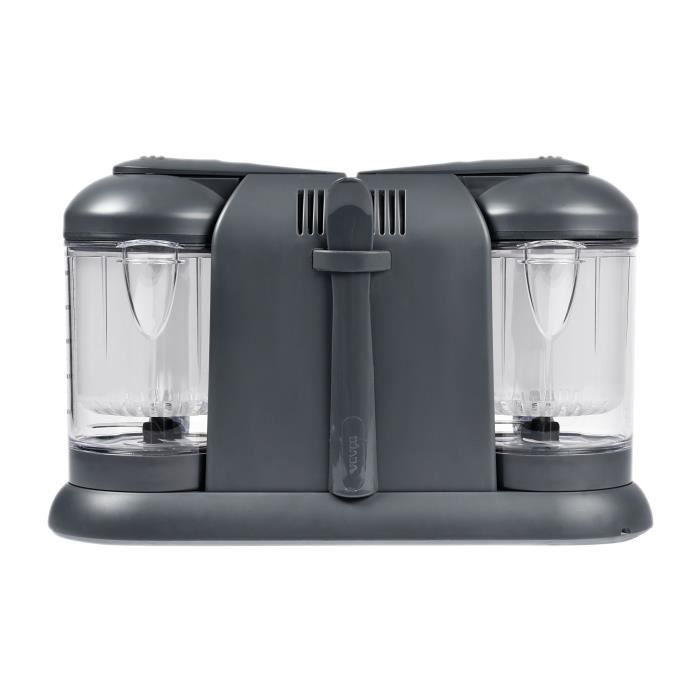 BÉABA - Babycook Duo - 4-in-1 Baby Food Maker - XXL 2200 ml - Dark Grey