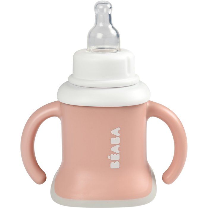 BEABA 3-in-1 Cup - Evoluclip - Old Rose