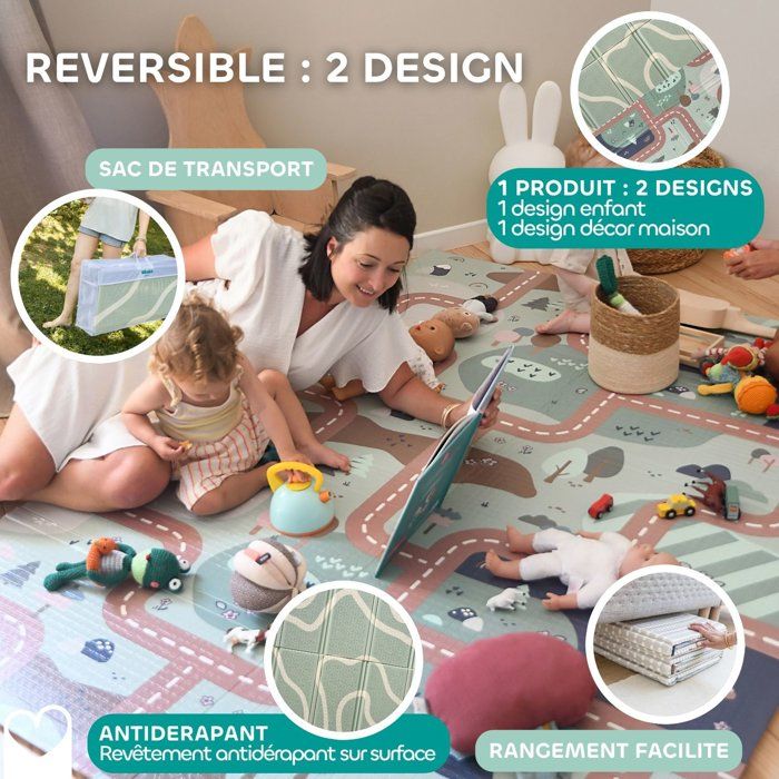 XXL Motor Skills Mat - BEABA - Play Life - Landform