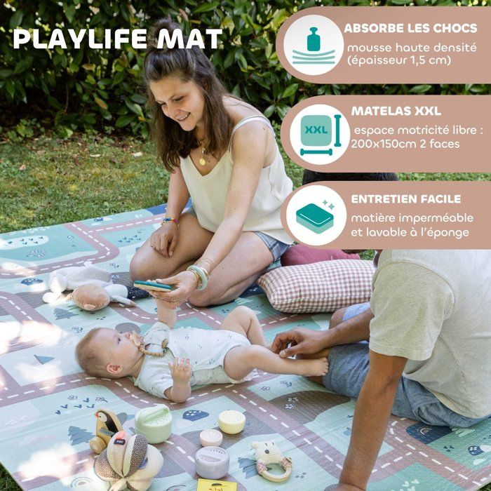 Tapis de motricité XXL - BEABA - Play Life - Arch