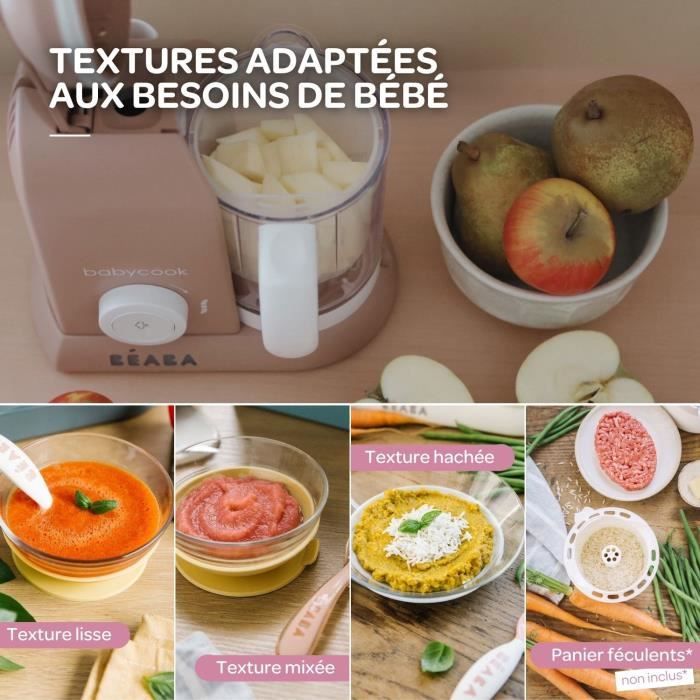 BÉABA - Babycook Solo - 4-in-1 Baby Food Maker - Praline