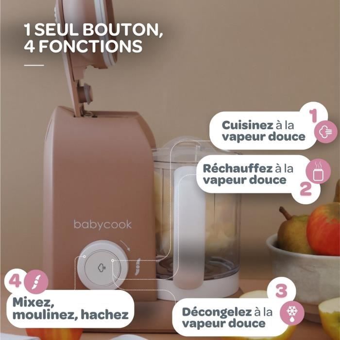 BÉABA - Babycook Solo - 4-in-1 Baby Food Maker - Praline