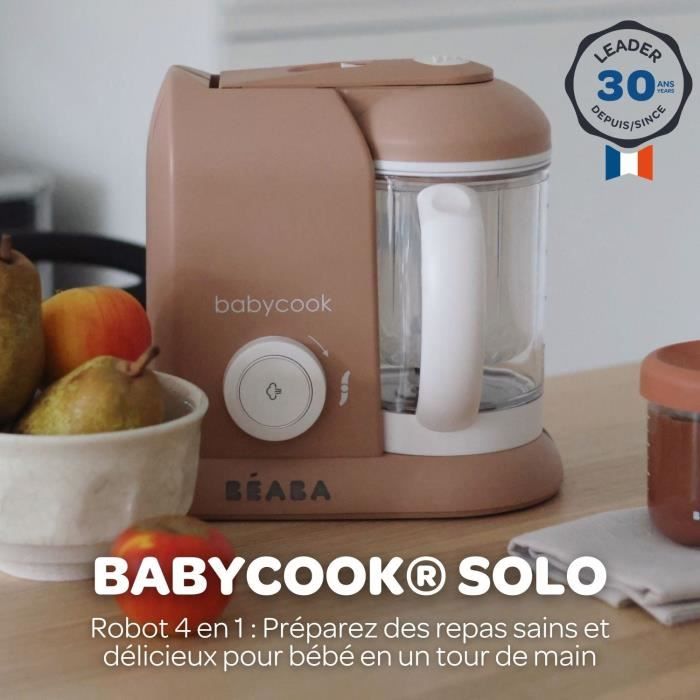 BÉABA - Babycook Solo - 4-in-1 Baby Food Maker - Praline