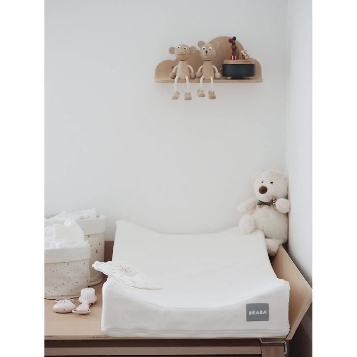 BÉABA Sofalange Changing Mat - Inclined Surface - Oeko-Tex Certified - White