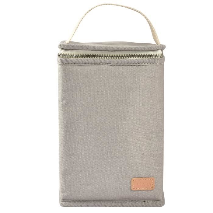 BEABA Insulated Baby Meal Bag - Pearl Grey - Keeps Meals Cool - Large Capacity