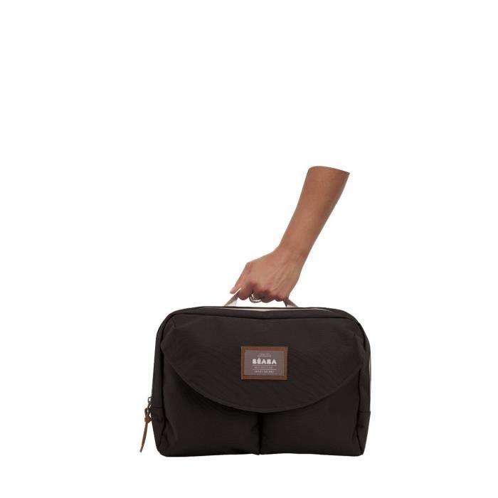 BEABA Geneva II Diaper Bag, Modular, Large Capacity, Black