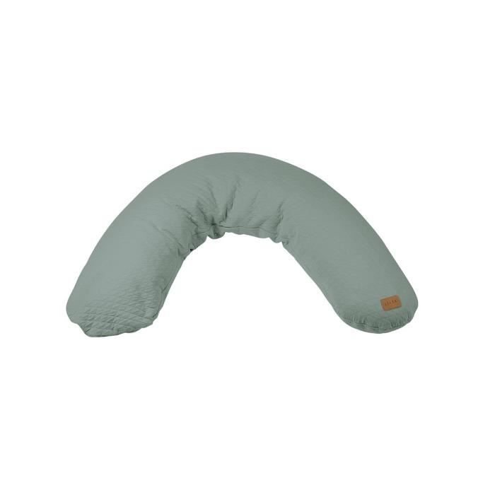 BÉABA Big Flopsy™ Maternity Pillow - Cotton Flower - 180 cm - Sage Green