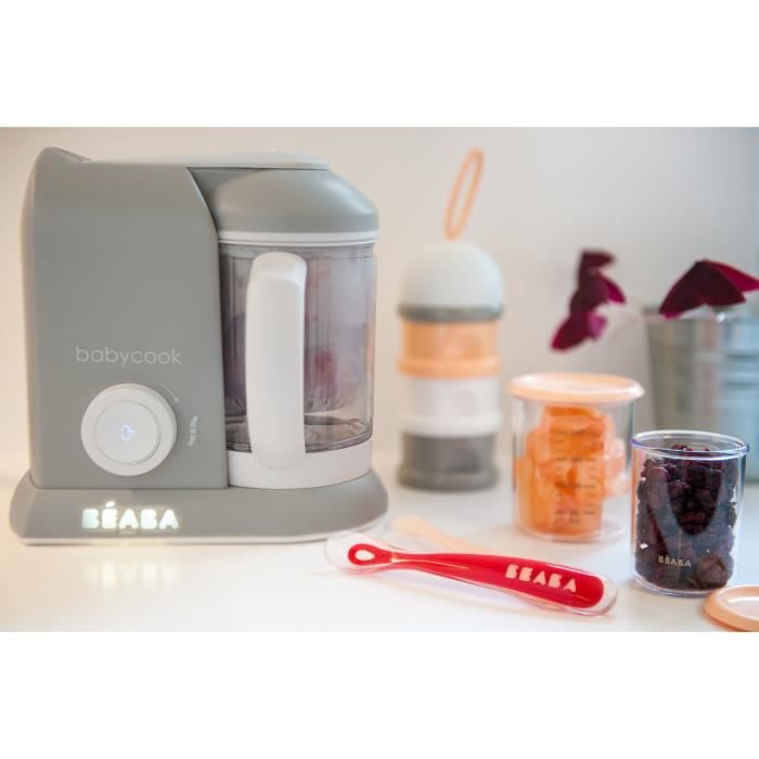 BÉABA - Babycook Solo - 1100 ml Baby Food Maker - Grey