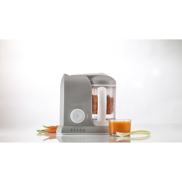 BÉABA - Babycook Solo - 1100 ml Baby Food Maker - Grey