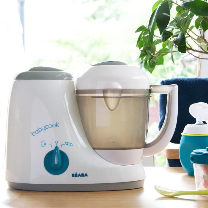BÉABA - Babycook Original - Robot Bébé 4 en 1 Mixeur-Cuiseur - Cuisson Vapeur - Décongélation