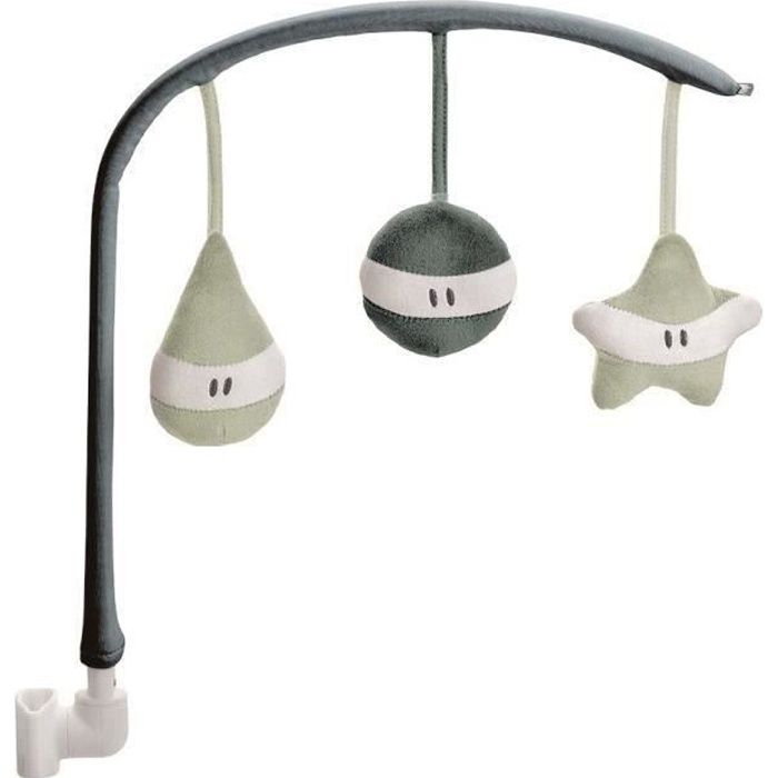 BEABA Baby Play Arch for Up&Down Bouncer III - Grey - Promotes Development and Motor Skills