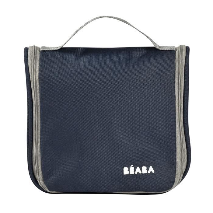 BÉABA Baby Toiletry Kit - 9 Accessories - Bath and Digital Thermometer - Night Blue