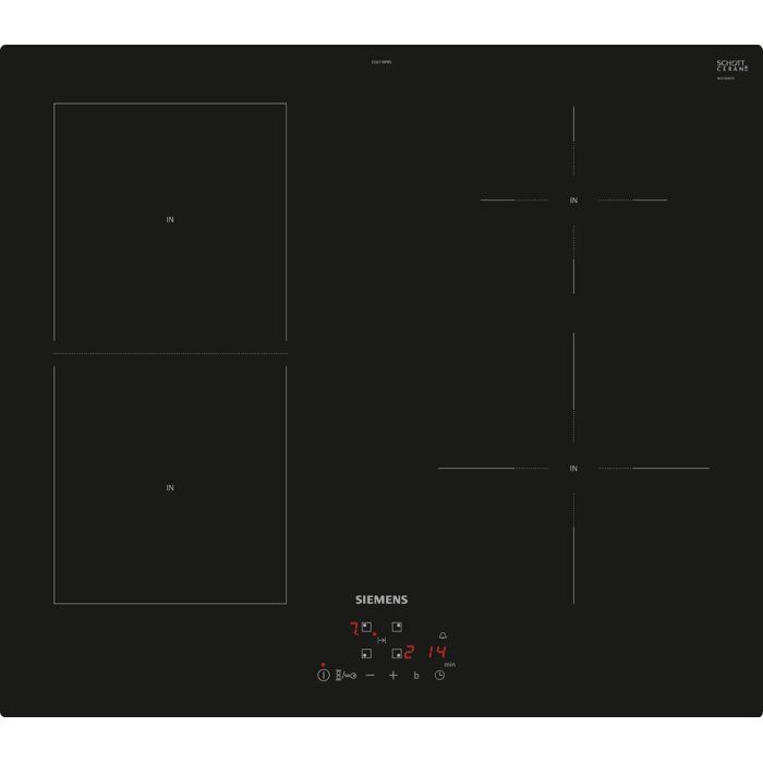 Siemens Induction Hob - 4 Burners - 60 cm - EE611BPB5E IQ500