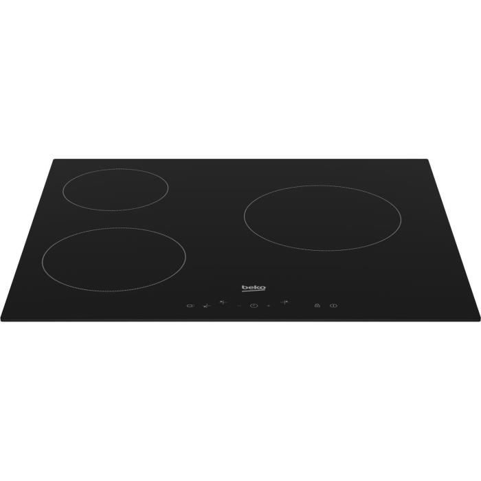 BEKO HIC63400 Ceramic Hob - 3 Burners - 60 cm - Touch Controls