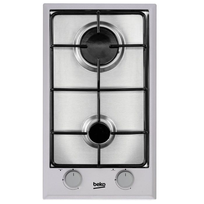 BEKO Gas Hob - 2 Burners - 30 cm - Stainless Steel - HDCG32220FX