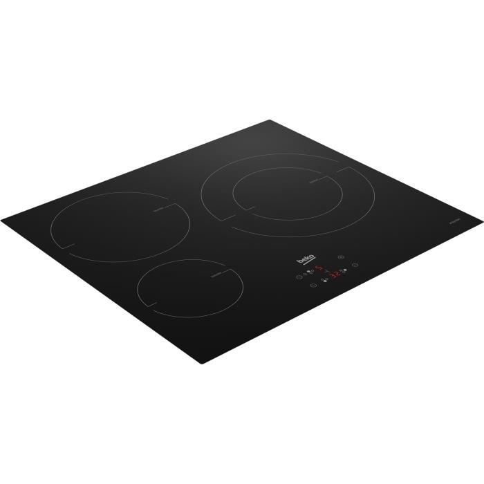 BEKO Induction Hob - 3 Burners - 60 cm - Black - HII63405MT
