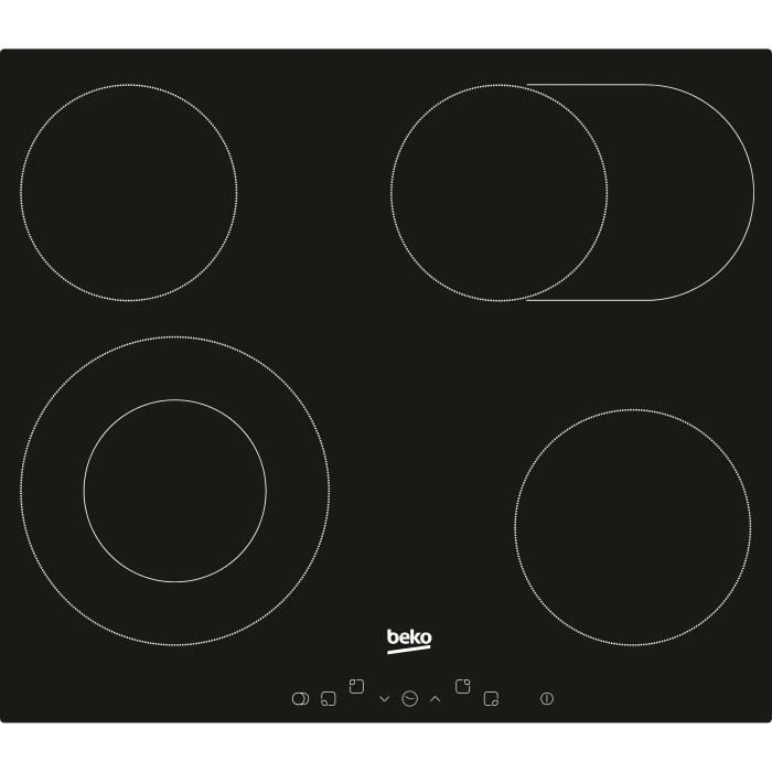 BEKO HIC 64403 T Ceramic Hob - 4 Burners - 60 cm - Touch Controls 4-burner