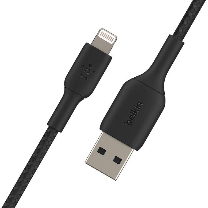 BELKIN Lightning to USB-A Braided Cable - 2 m - Black